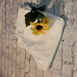 Lucky Brand Brooke Straight  jeans white size 10